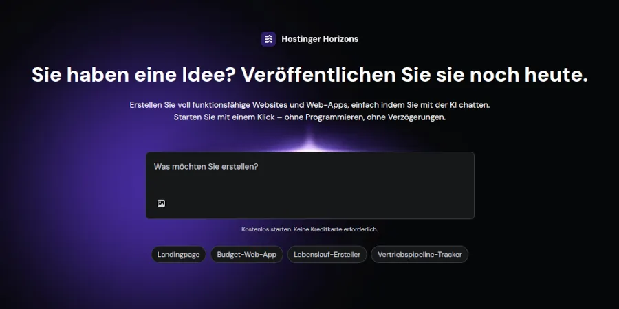 Hostinger Horizons - Chat Bot