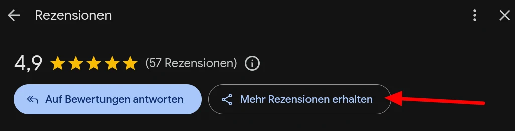 Google Bewertung erhalten