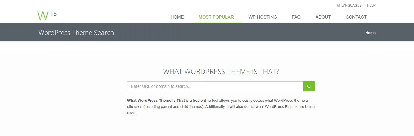 whatwpthemeisthat.com: WordPress Theme und Plugins erkennen
